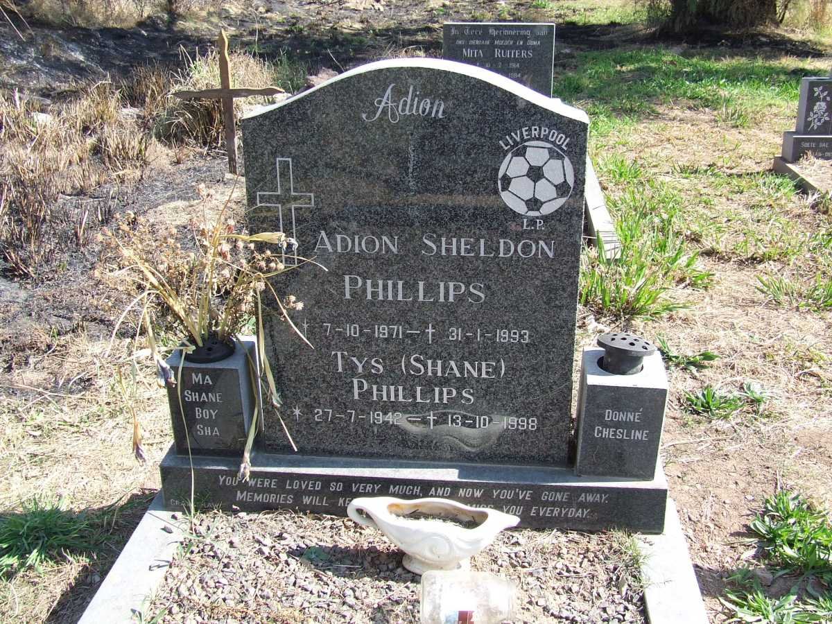 PHILLIPS Adion Sheldon 1971-1993 :: PHILLIPS Tys 1942-1998