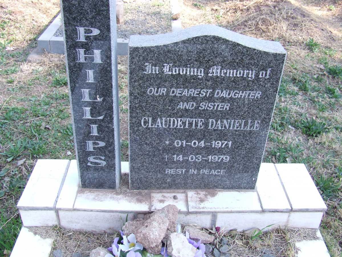 PHILLIPS Claudette Danielle 1971-1979