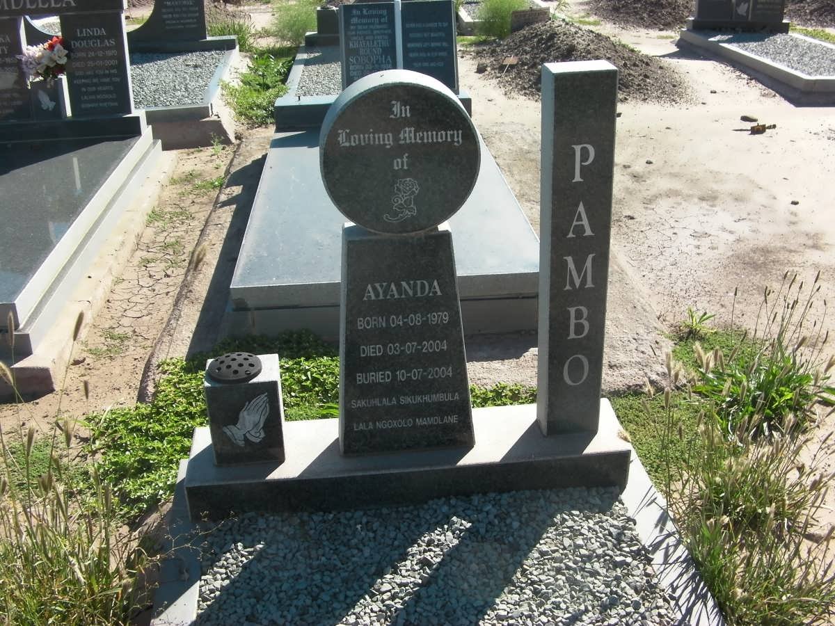 PAMBO Ayanda 1979-2004