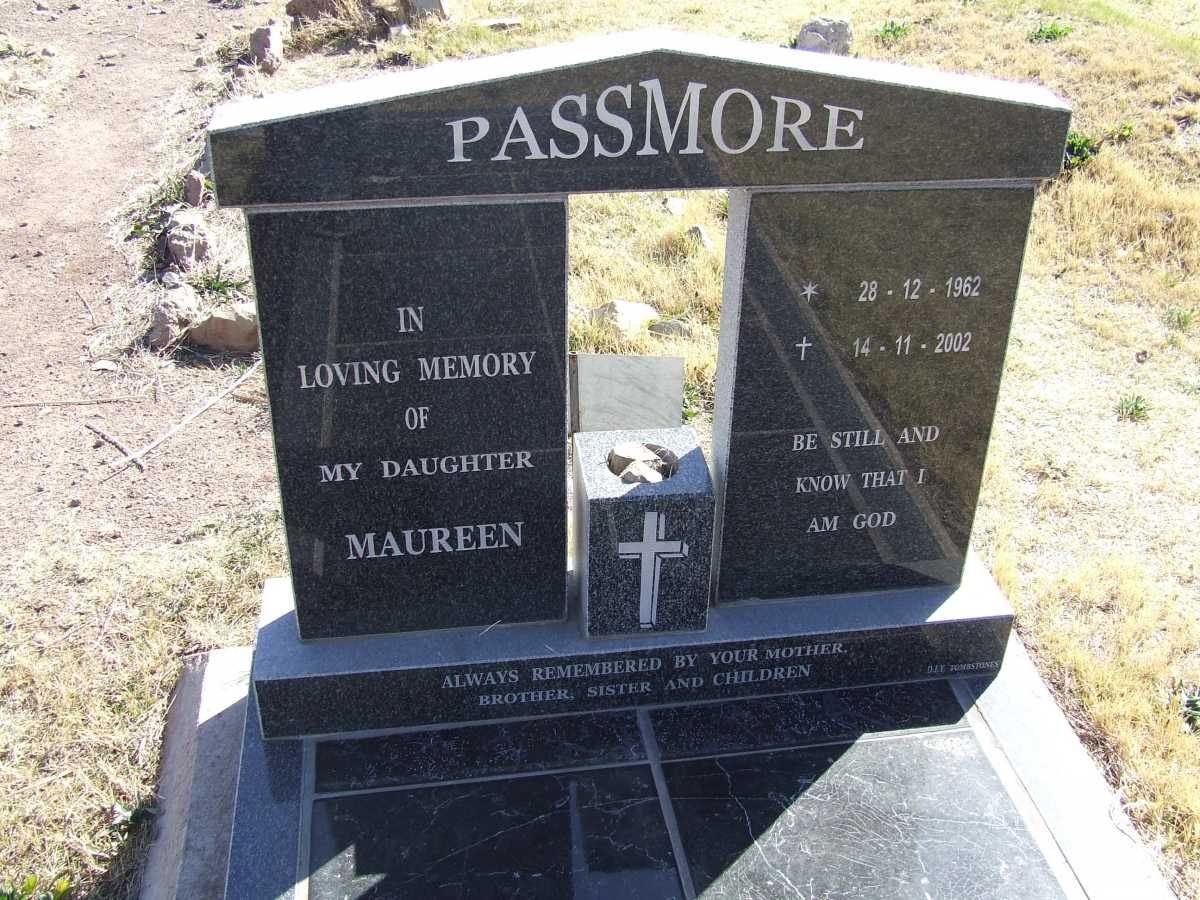 PASSMORE Maureen 1962-2002