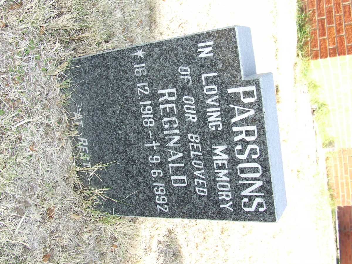 PARSONS Reginald 1918-1992