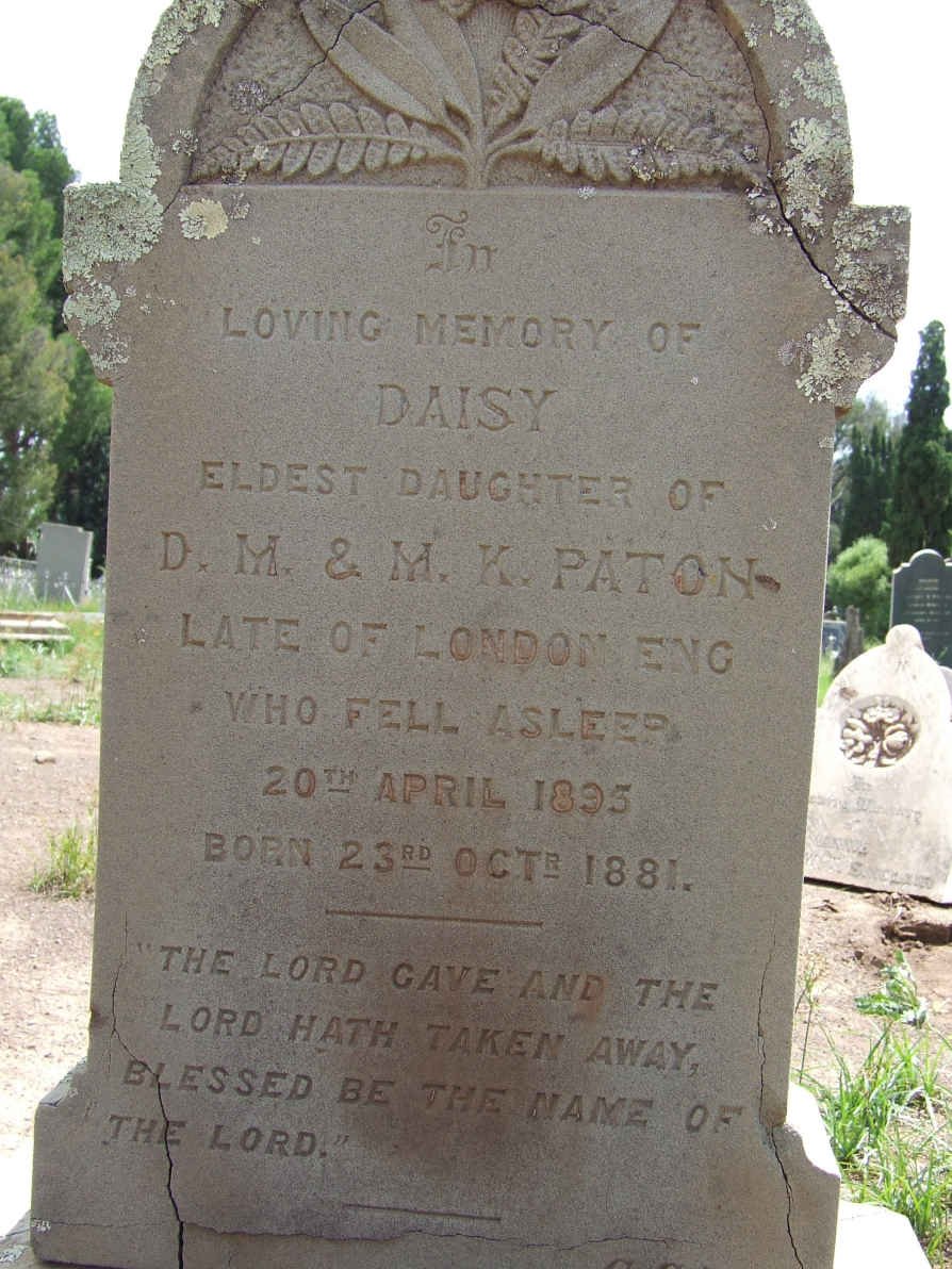PATON Daisy 1881-1895