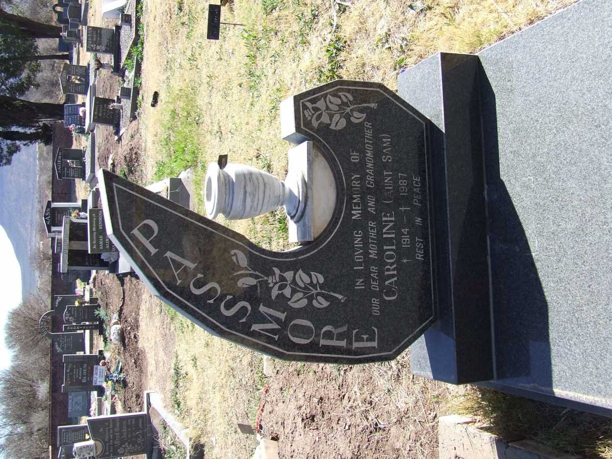 PASSMORE Caroline 1914-1987