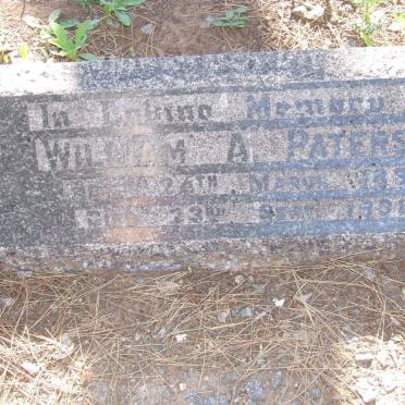 PATERSON William A. 1887-1938