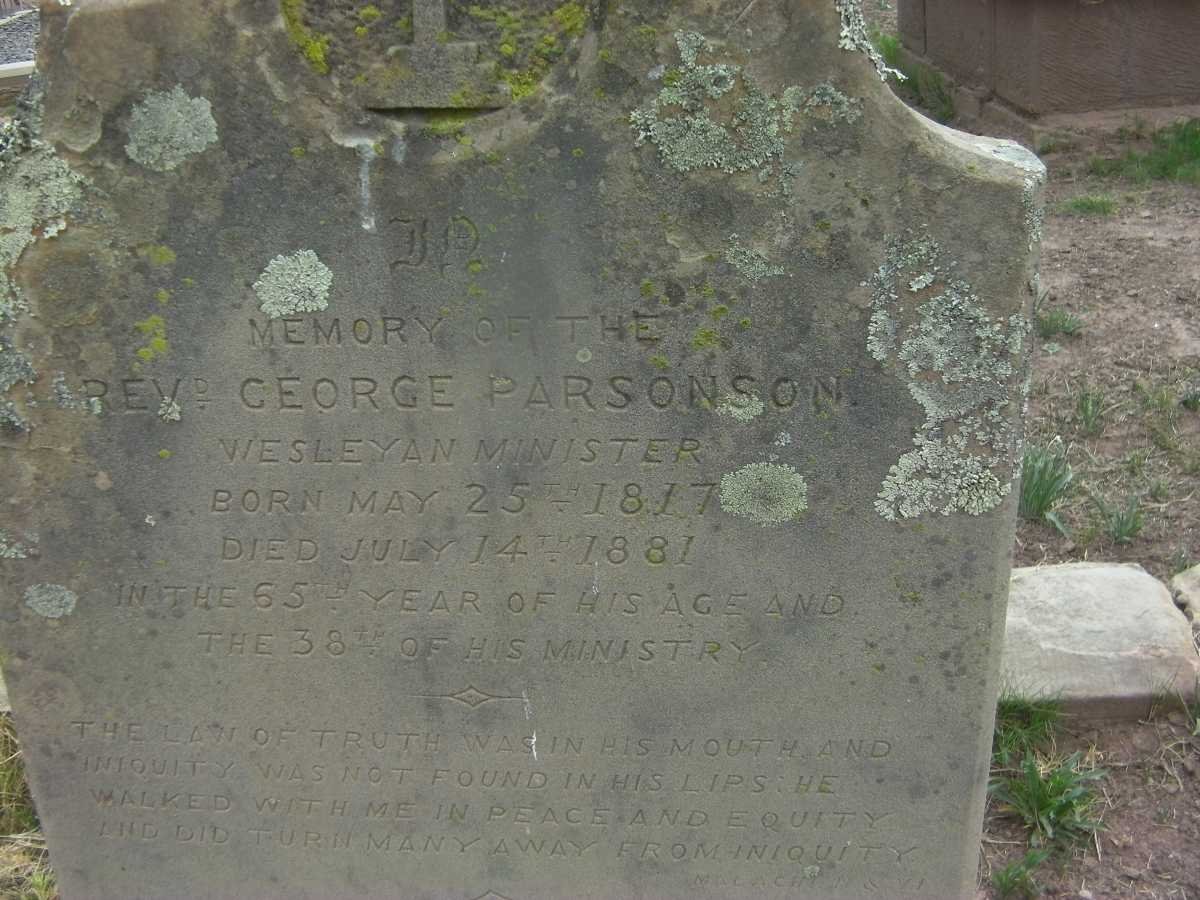 PARSONSON George 1817-1881
