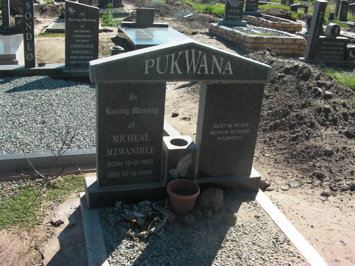 PUKWANA Micheal Mzwandile 1958-2004