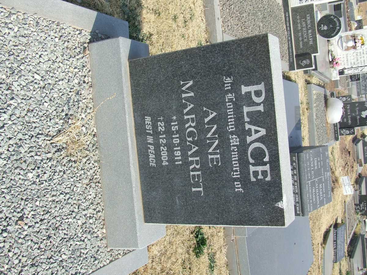 PLACE Anne Margaret 1911-2004