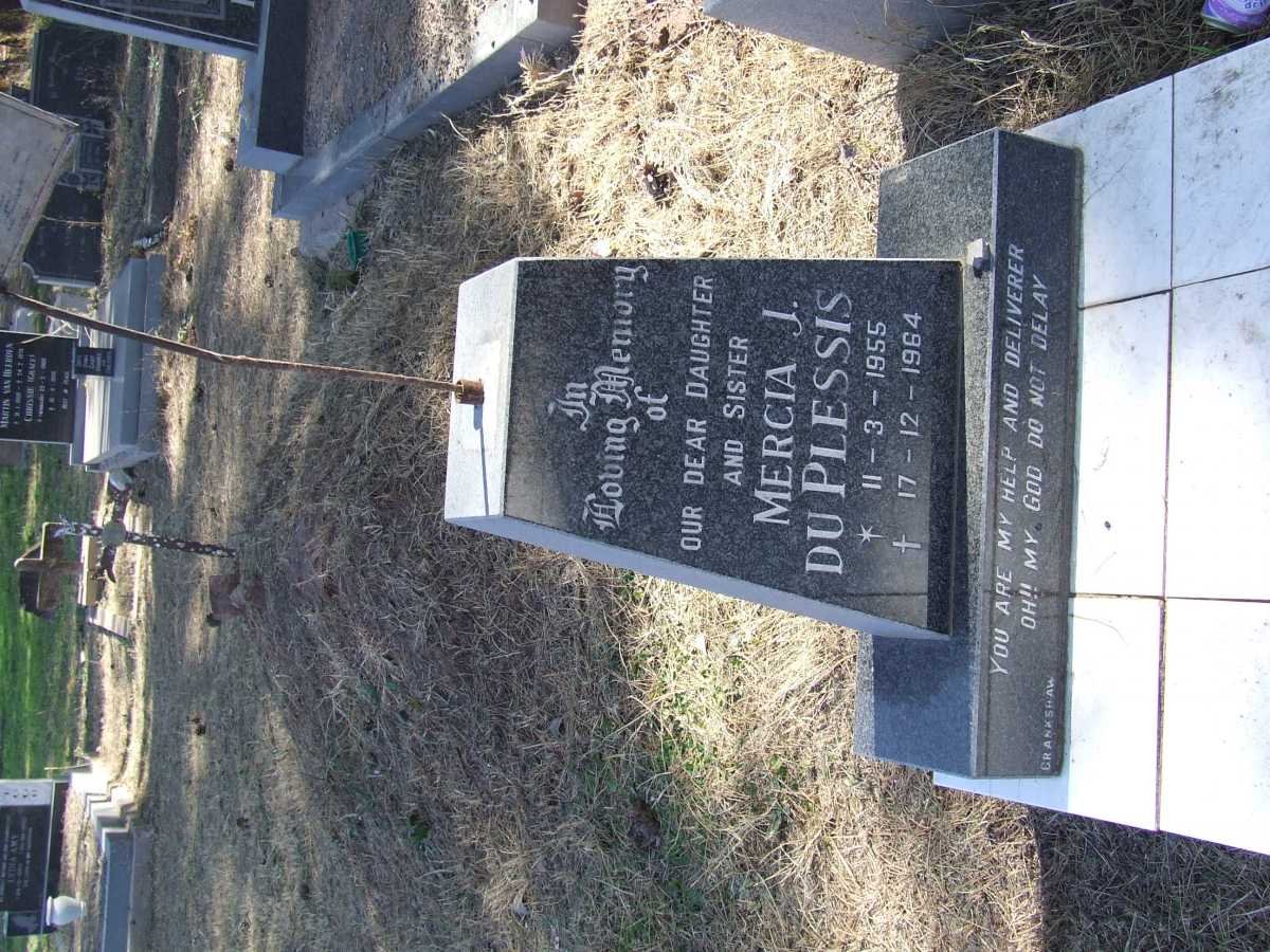 PLESSIS Mercia J., du 1955-1964