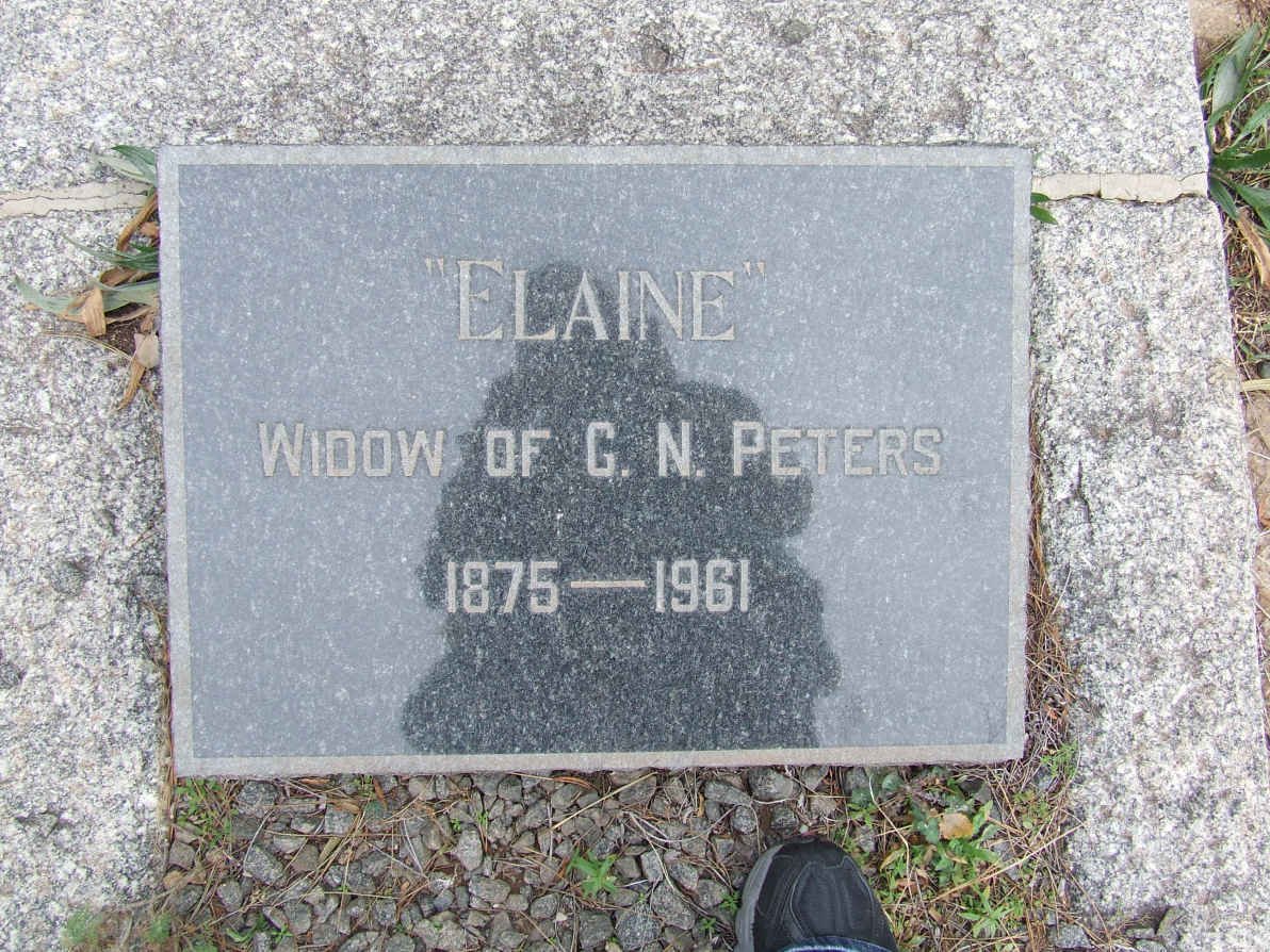 PETERS Elaine 1875-1961