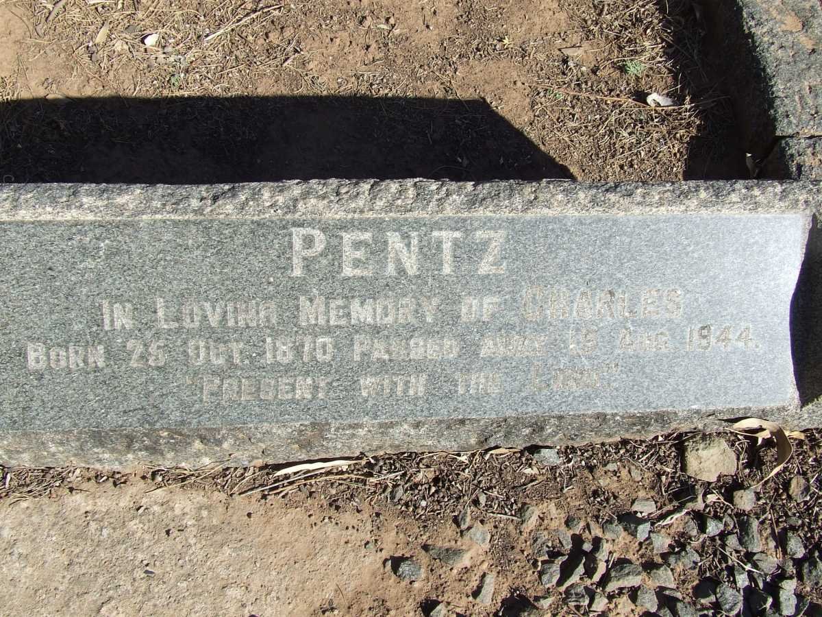 PENTZ Charles 1870-1944