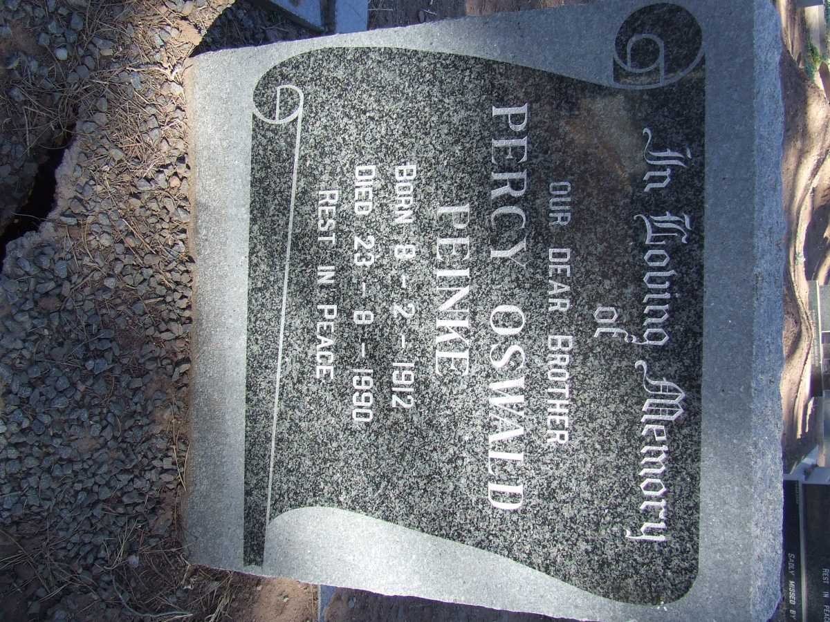 PEINKE Percy Oswald 1912-1990