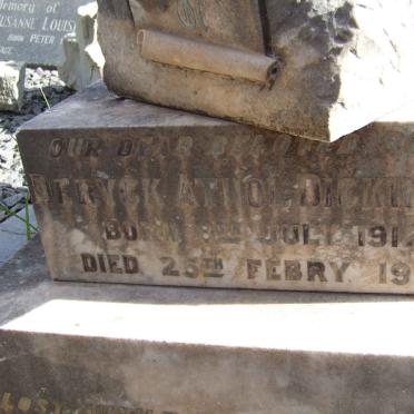DICKINSON Deryck Athol 1912-1914