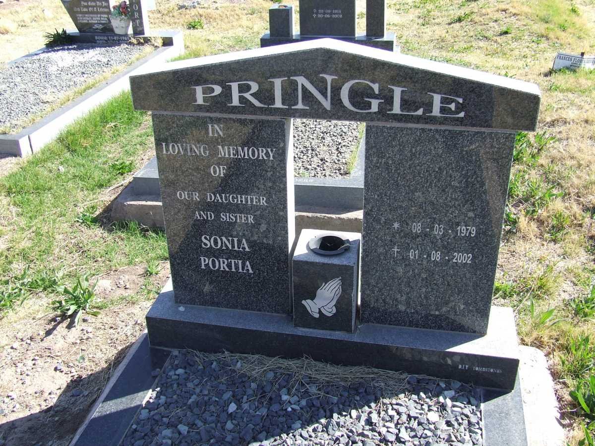 PRINGLE Sonia Portia 1979-2002