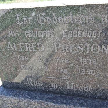 PRESTON Alfred 1878-1950