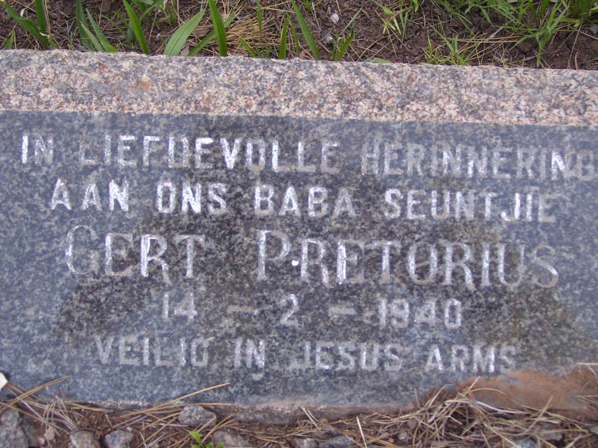 PRETORIUS Gert -1940