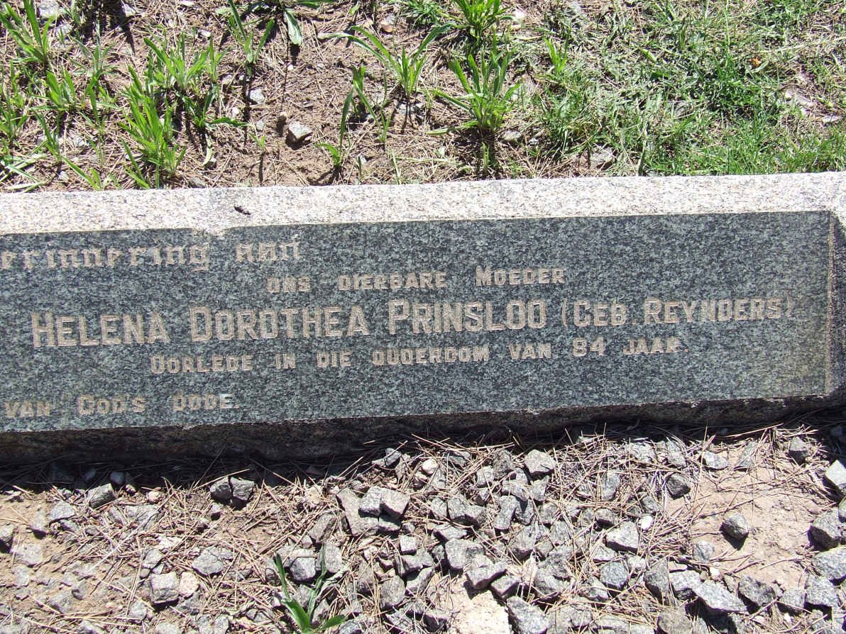 PRINSLOO Helena Dorothea nee REYNDERS