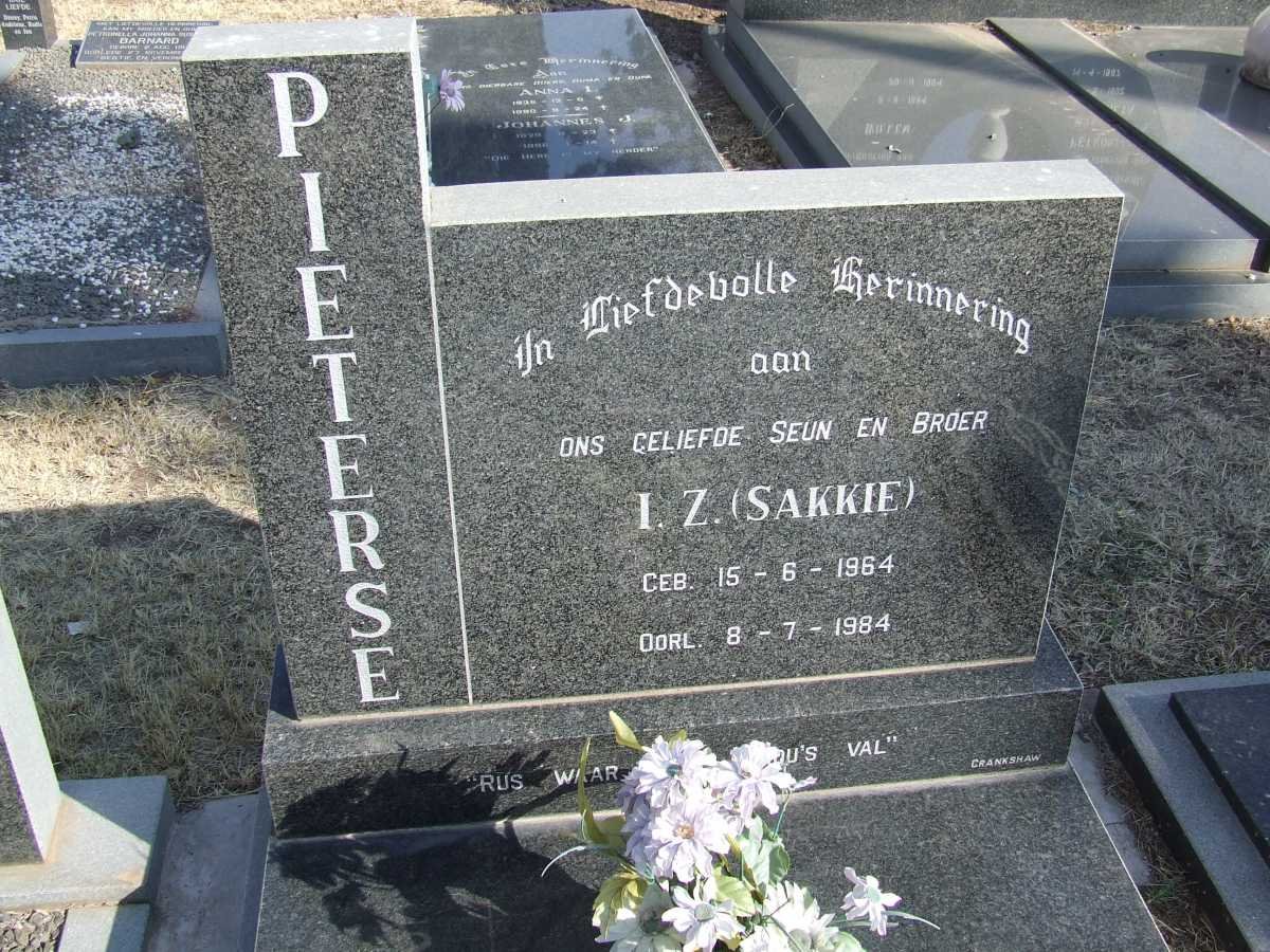 PIETERSE I.Z. 1964-1984