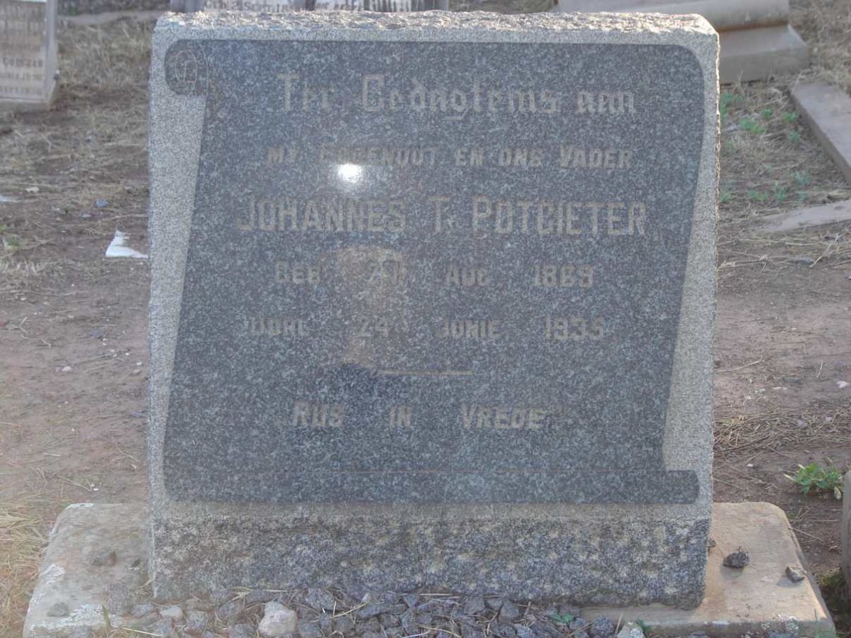 POTGIETER Johannes 1869-1935