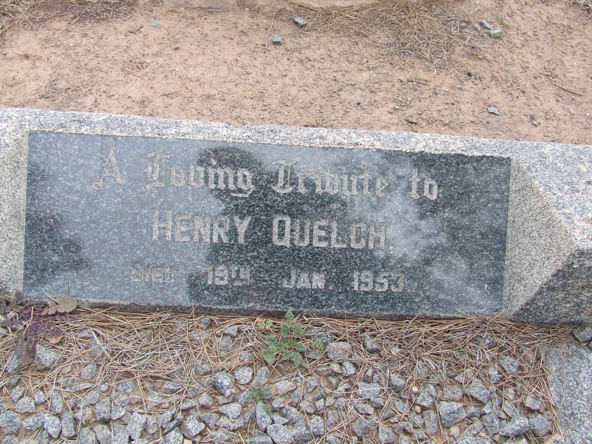 QUELCH Henry -1953