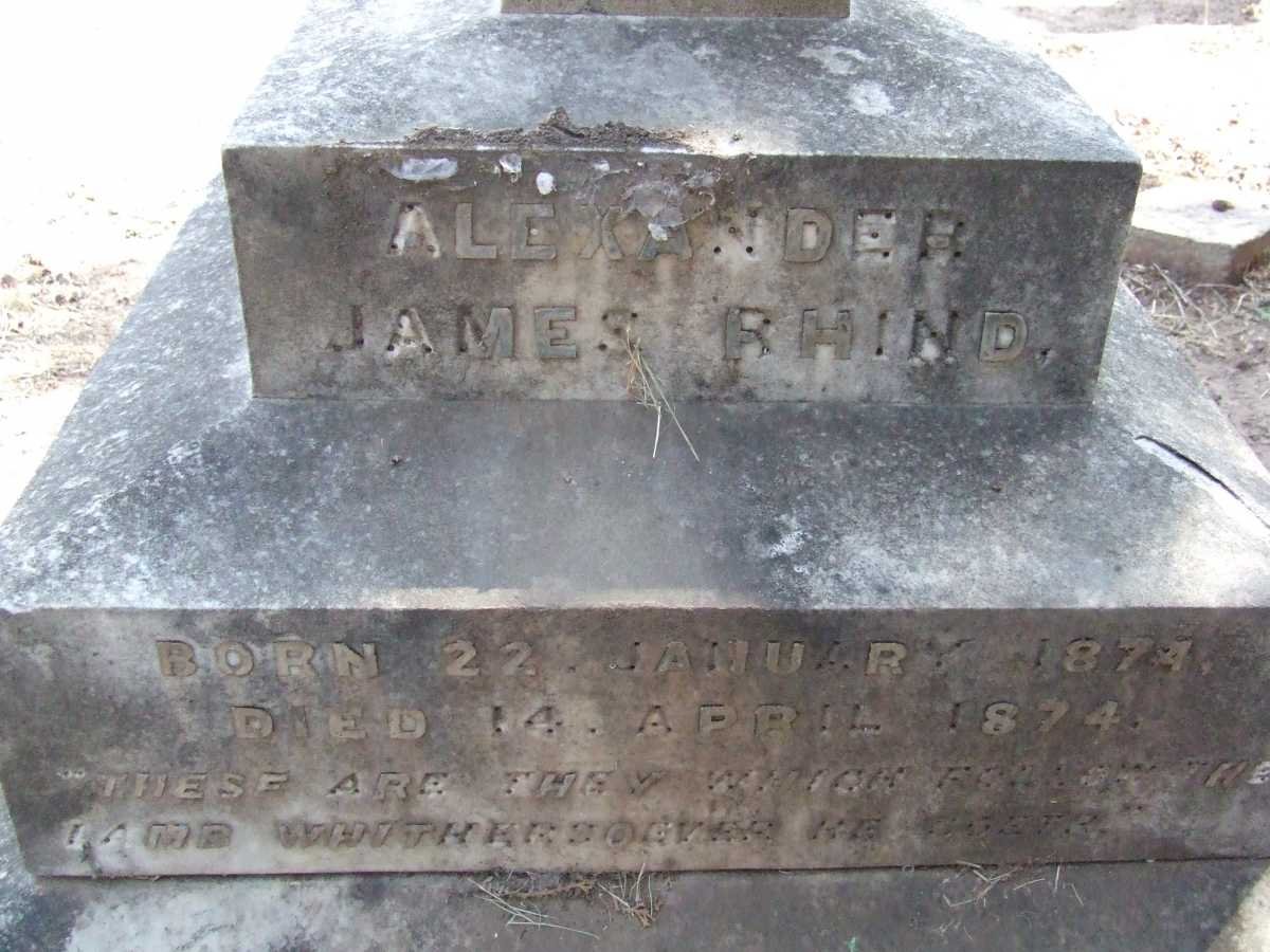 RHIND Alexander James 1874-1874