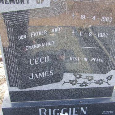 RIGGIEN Cecil James 1903-1982