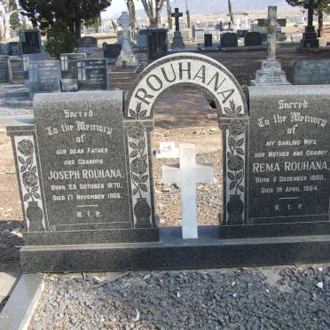 ROUHANA Joseph 1870-1966 &amp; Rema 1880-1964