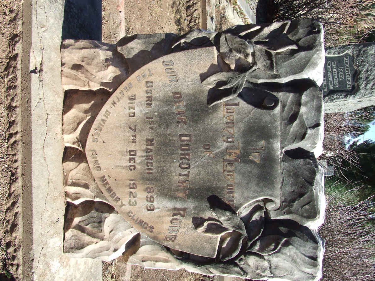 ROBB Dorothy 1899-1923