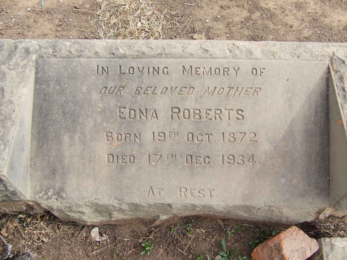 ROBERTS Edna 1872-1934