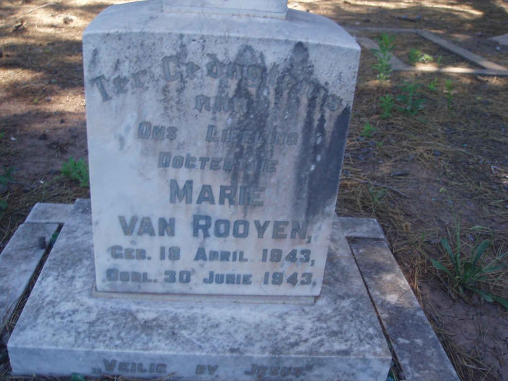 ROOYEN Marie, van 1943-1943