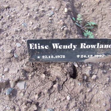 ROWLAND Elise Wendy 1972-1997