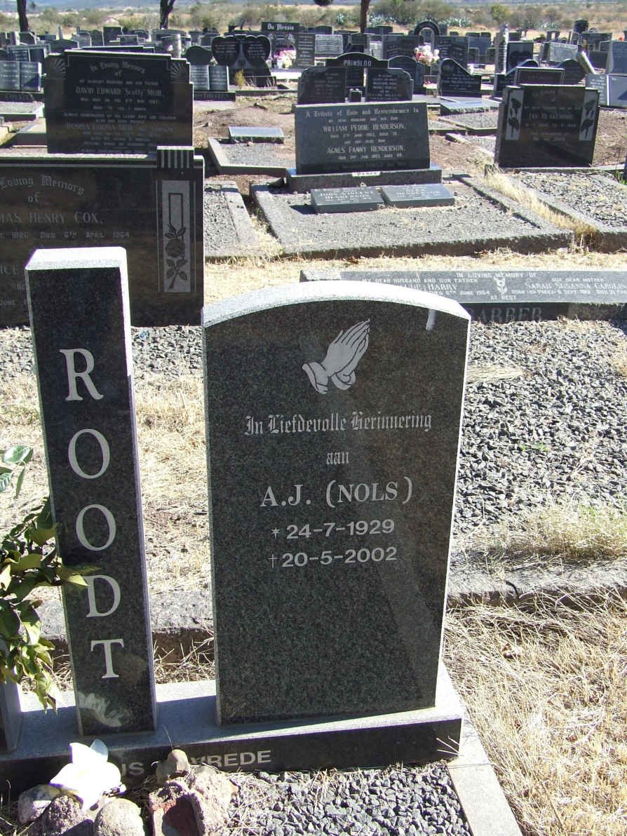 ROODT A.J. 1929-2002