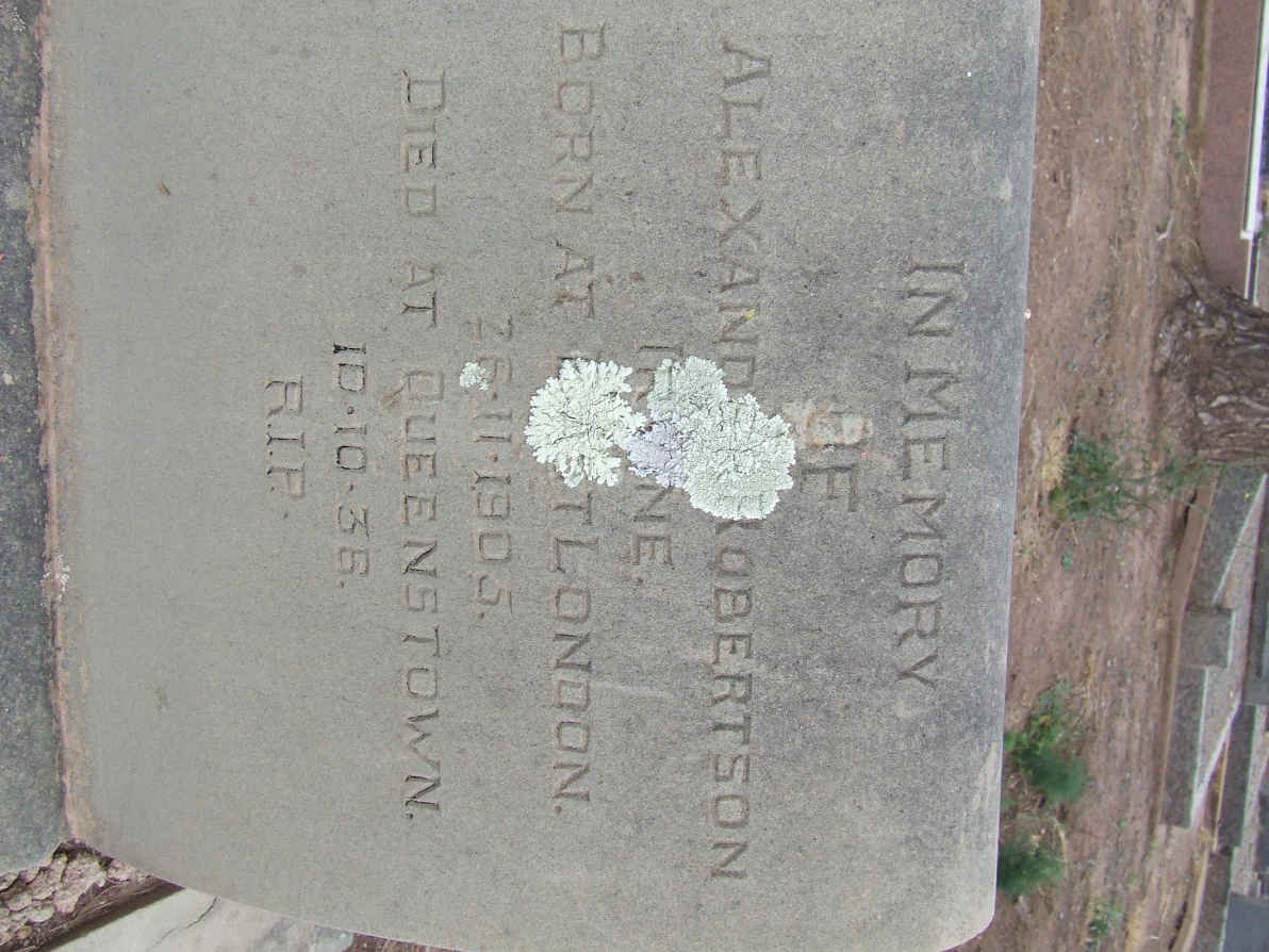 ROBERTSON Alexander 1905-1936