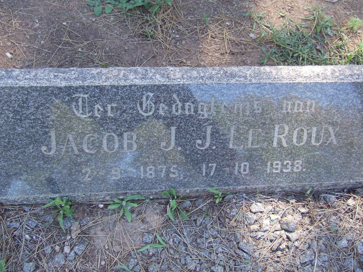 ROUX Jacob J.J., le 1875-1938
