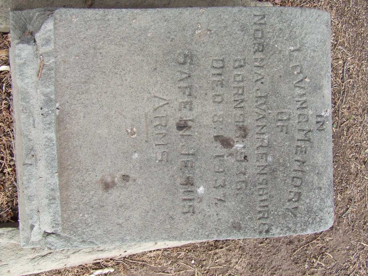 RENSBURG Norma, J. van 1936-1937