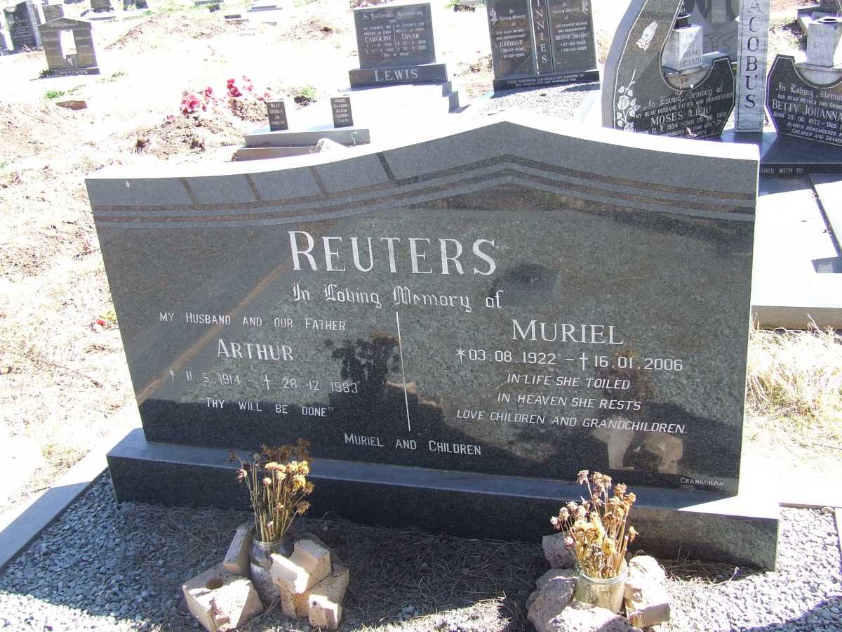 REUTERS Arthur 1914-1983 &amp; Muriel 1922-2006