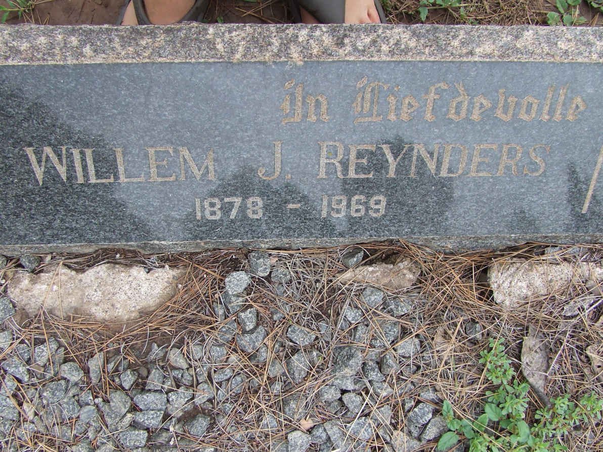 REYNDERS Willem J. 1878-1969