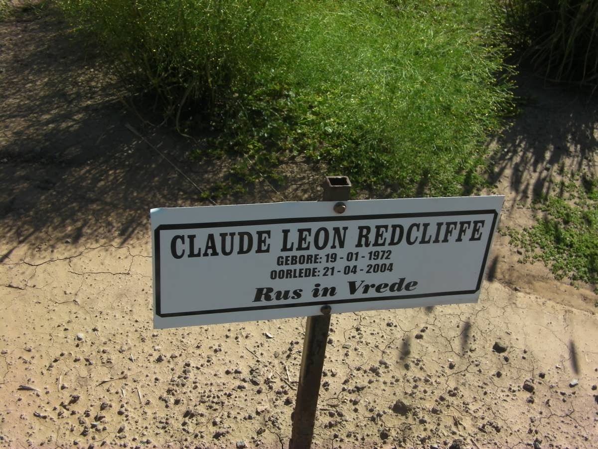 REDCLIFFE Claude Leon 1972-2004