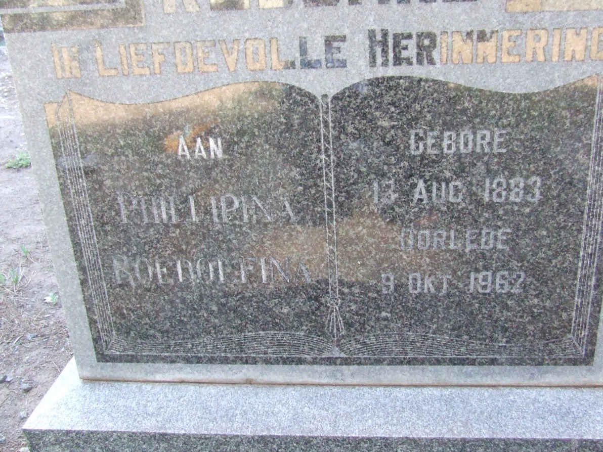 REDGARD Philipina Roedolfina 1883-1962