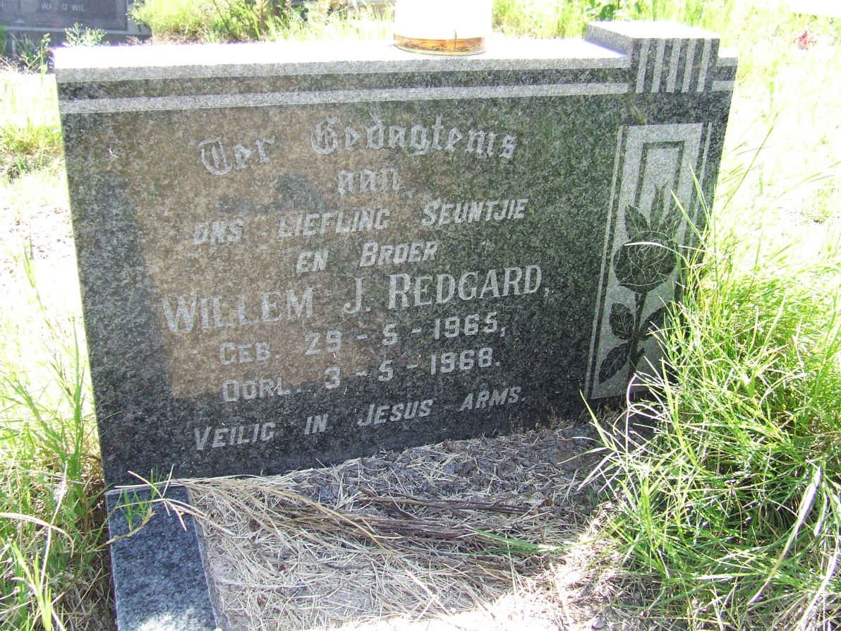 REDGARD Willem J. 1965-1968