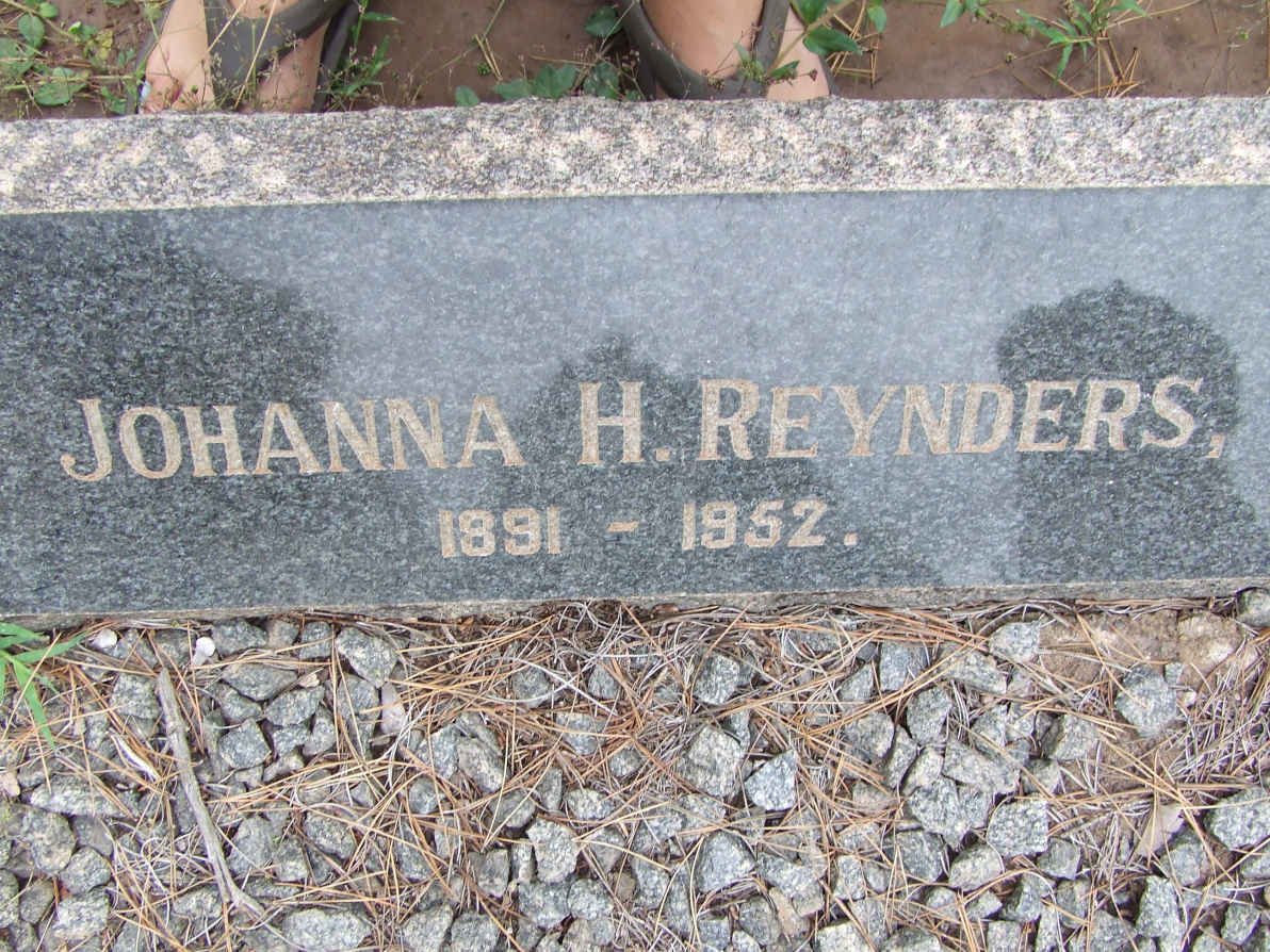 REYNDERS Johanna H. 1891-1952