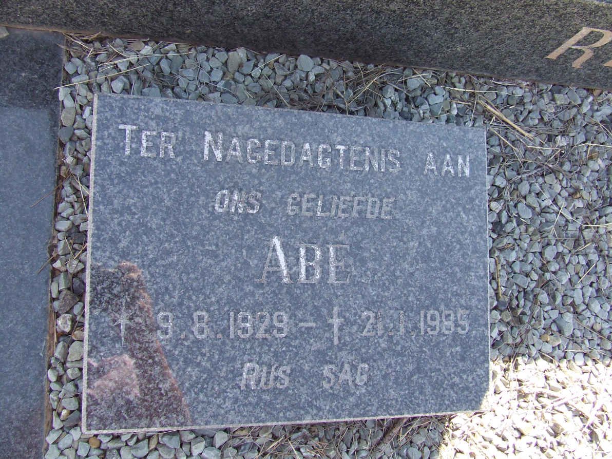 REDGARD Abe 1929-1985