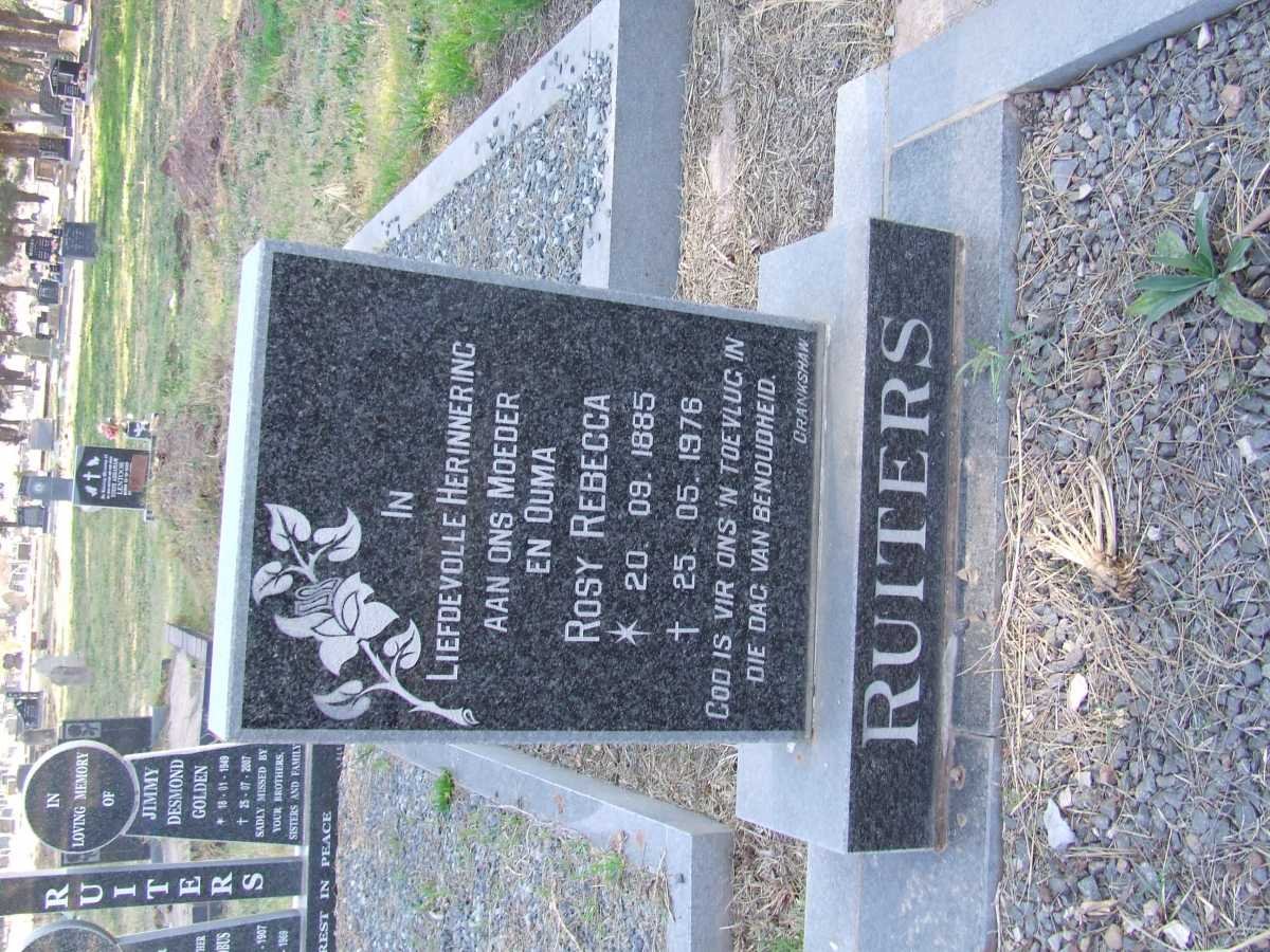 RUITERS Rosy Rebecca 1885-1976
