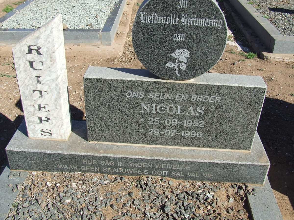 RUITERS Nicolas 1952-1996