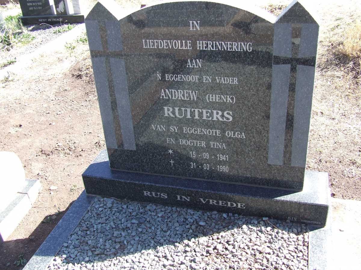 RUITERS Andrew 1941-1990