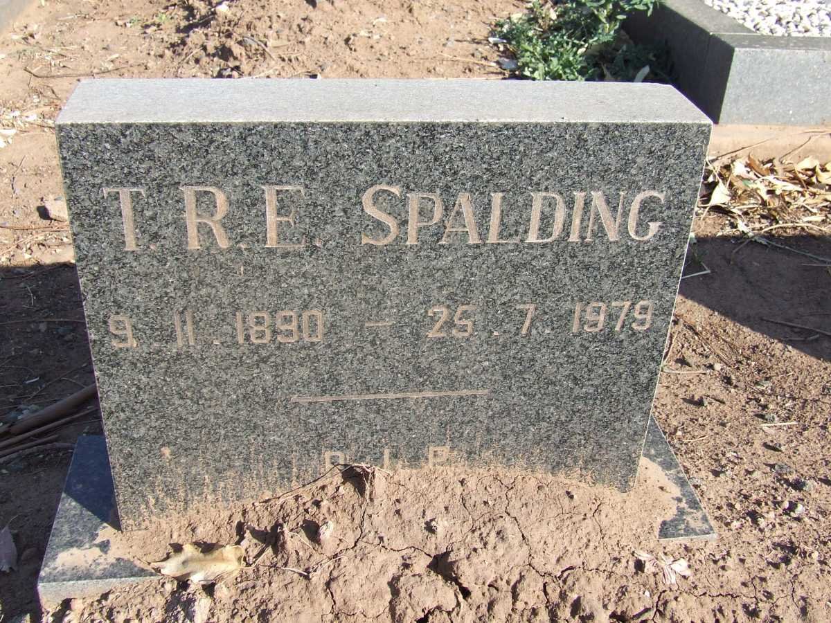 SPALDING T.R.E. 1890-1979