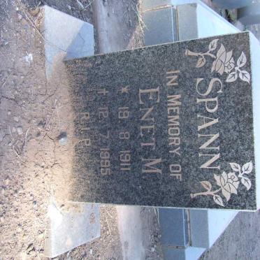 SPANN Enet M. 1911-1995