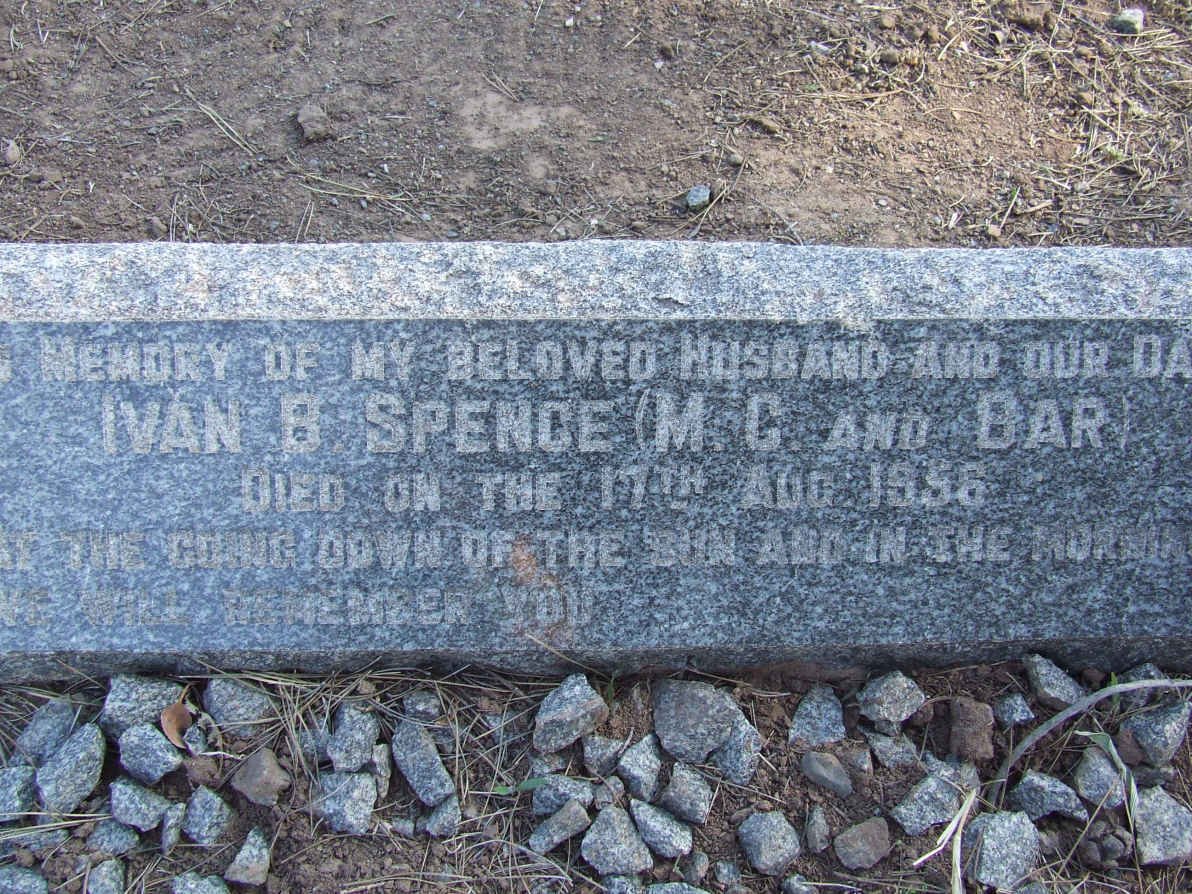 SPENCE Ivan B. -1956