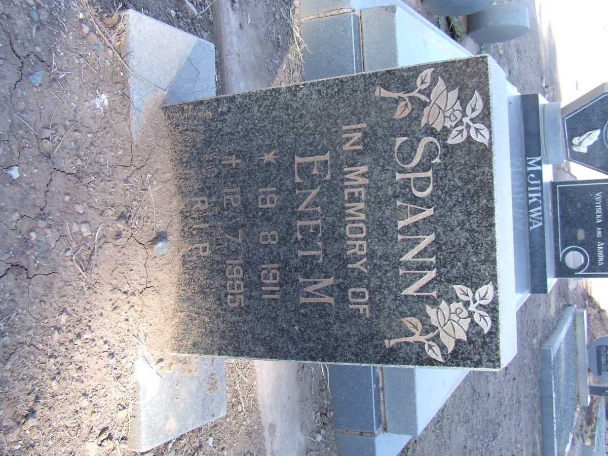 SPANN Enet M. 1911-1995