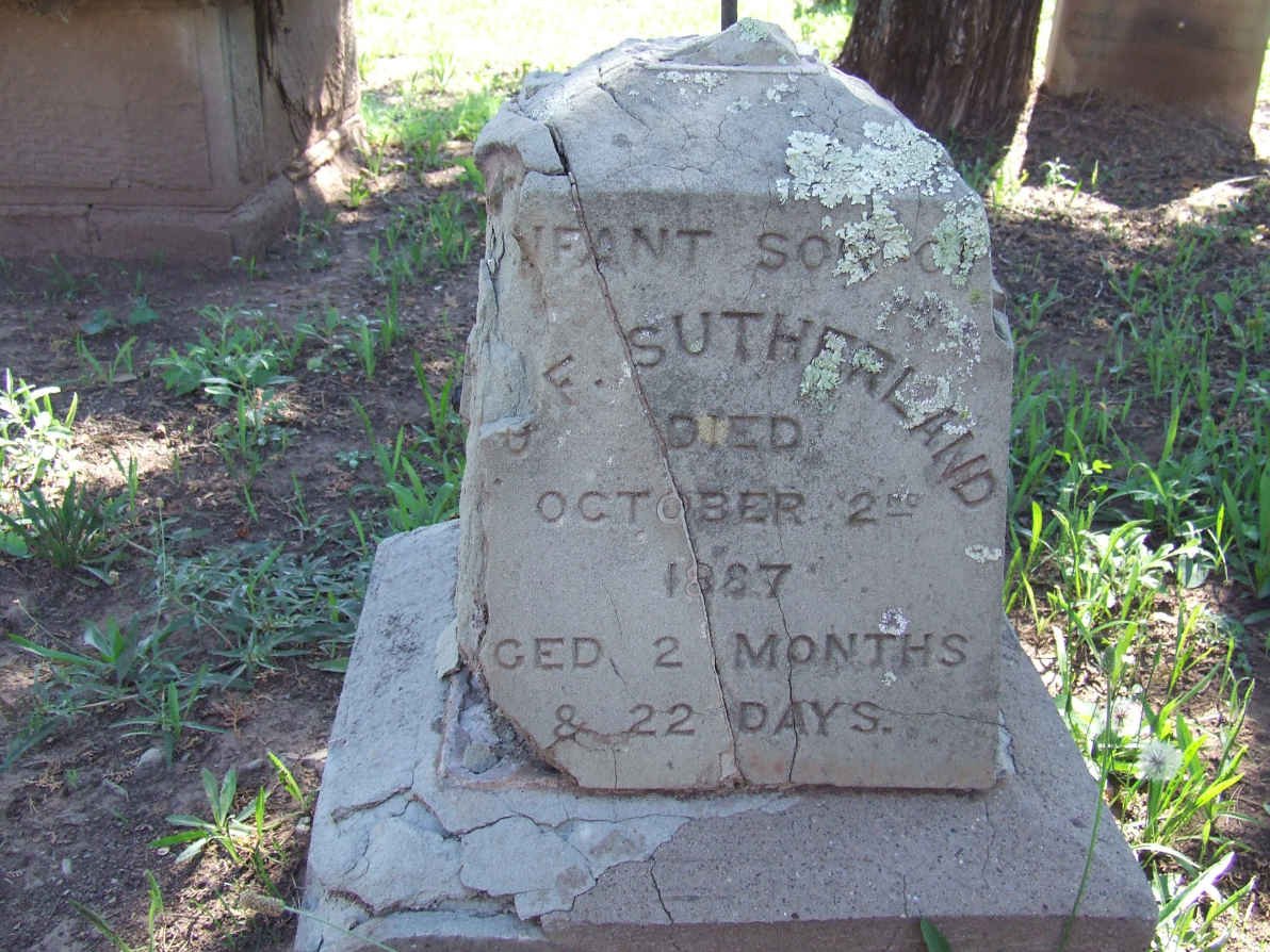 SUTHERLAND Baby -1887