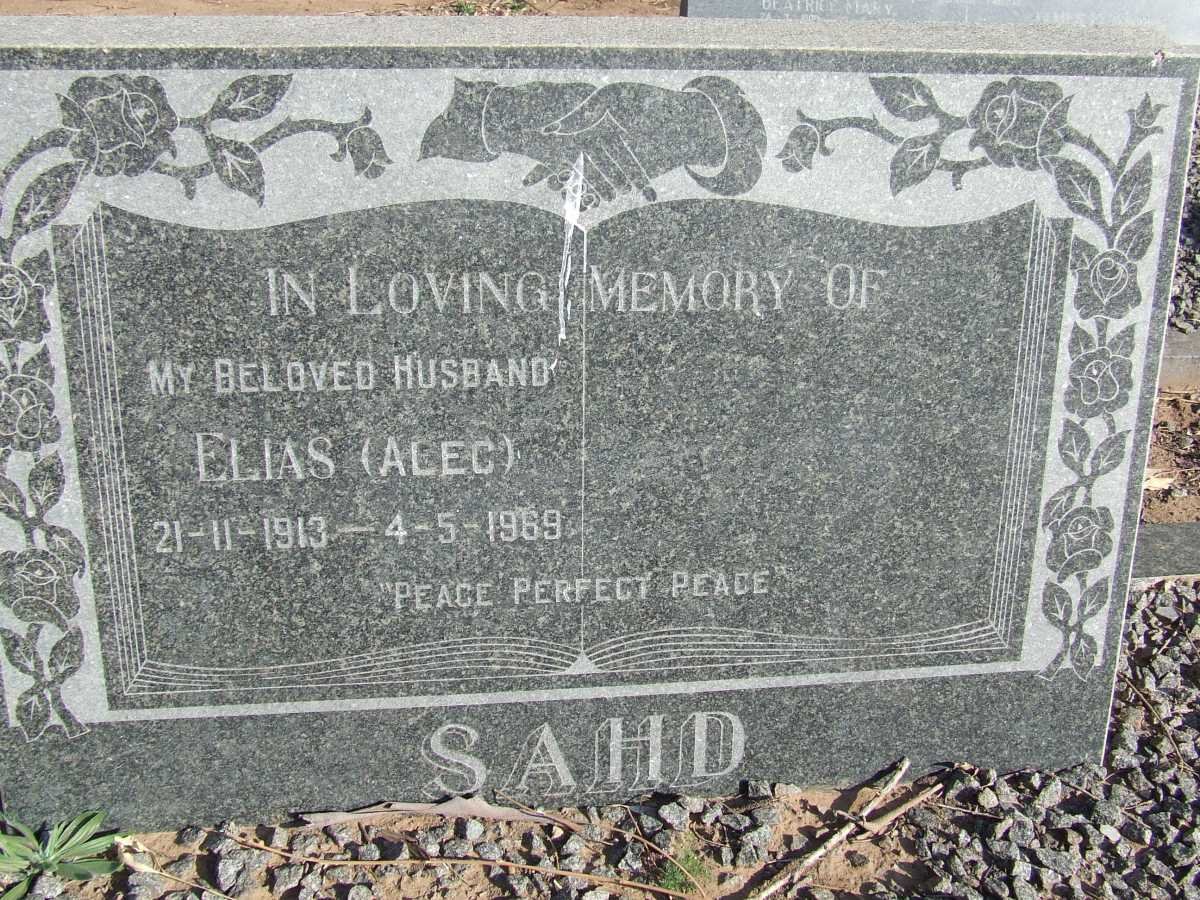 SAHD Elias 1913-1969